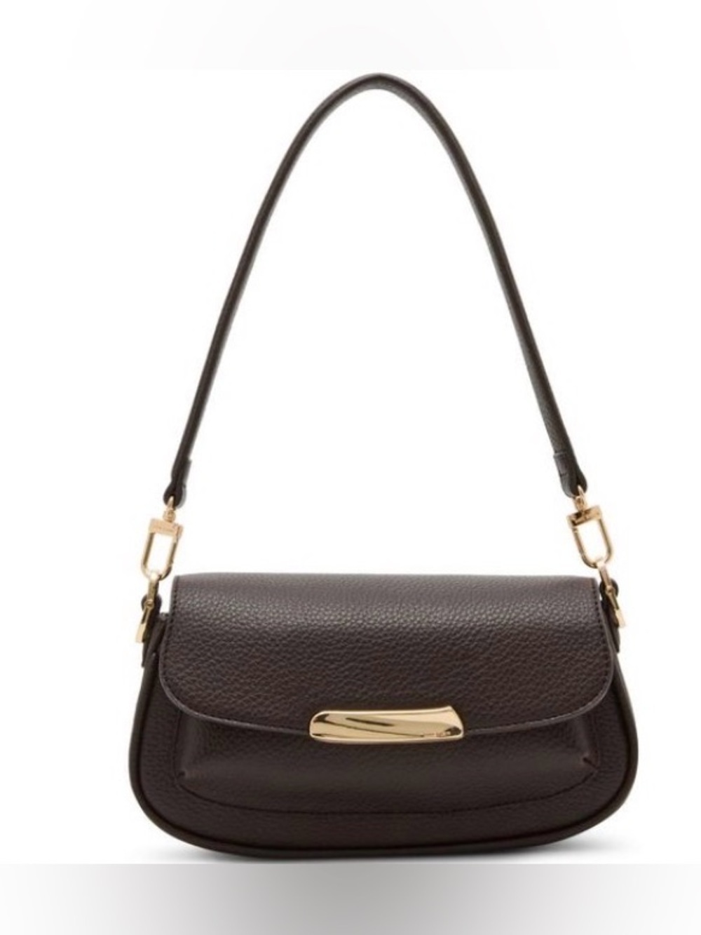 Anne Klein Sculpted Plaque East West Small Crossbody/Shoulder Bag